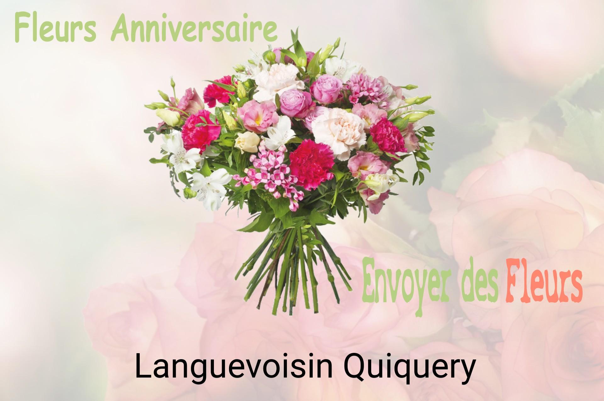 Bouquet de fleurs d’anniversaire livré à Languevoisin-Quiquery