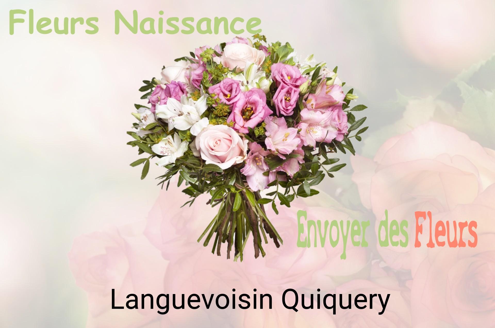 Bouquet de fleurs de naissance livré à Languevoisin-Quiquery